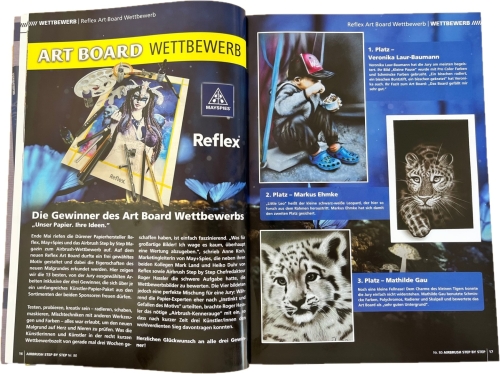 Preview: Step by Step Ausgabe 05/22 Airbrush Step by Step Magazin, die Fachzeitschrift für Airbrush